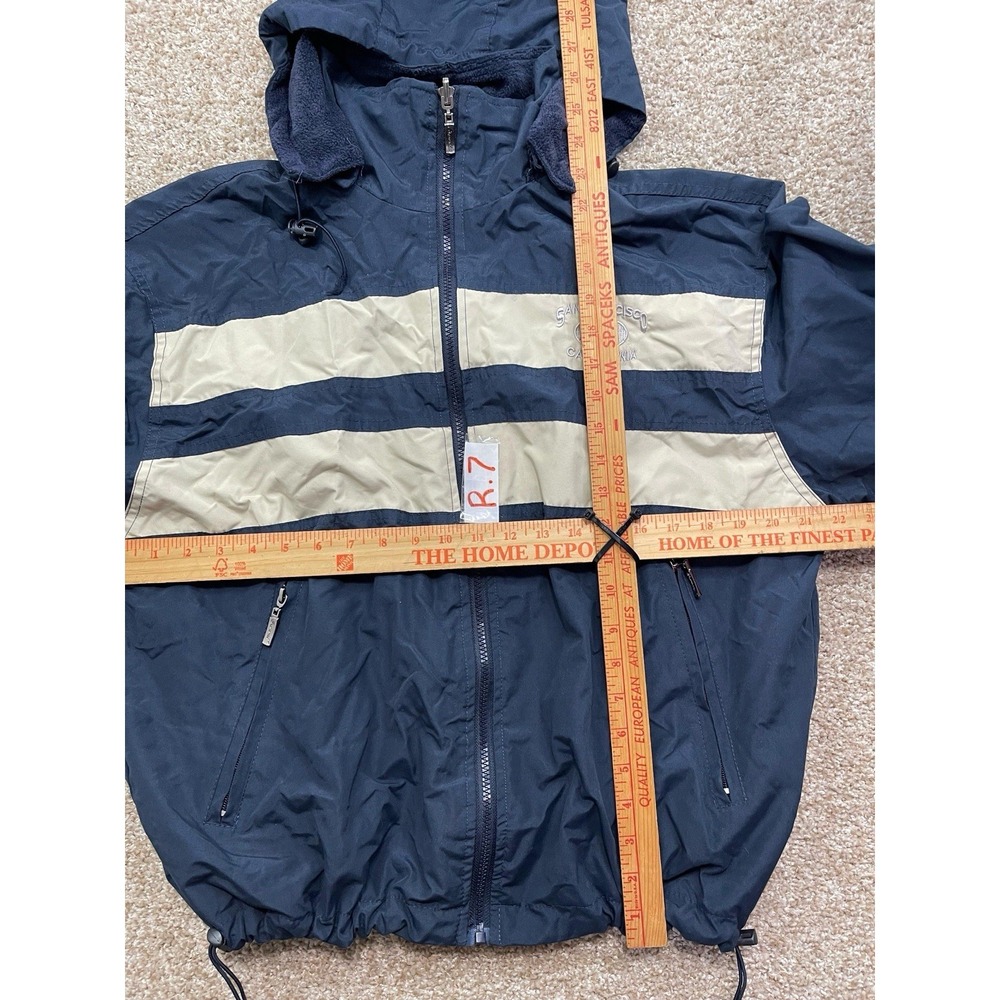 Rare VTG Reversible City of San Francisco Windbreaker‎ Jacket Men Sz S - Picture 10 of 12